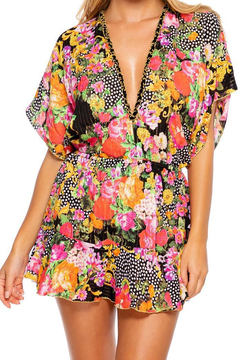 Luli Fama Forever Yours Playera V-Neck Dress